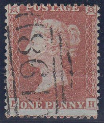 63508 - 1855 die I 1d reserve pl.6 lettered PH S.C.14 (SG2...