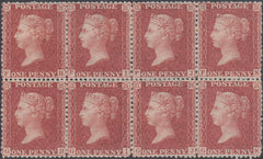 63736 - 1856 DIE II PL.37 RED-BROWN ON BLUED PAPER (SG ...