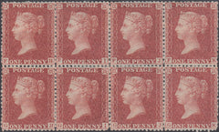 63736 - 1856 DIE II PL.37 RED-BROWN ON BLUED PAPER (SG ...