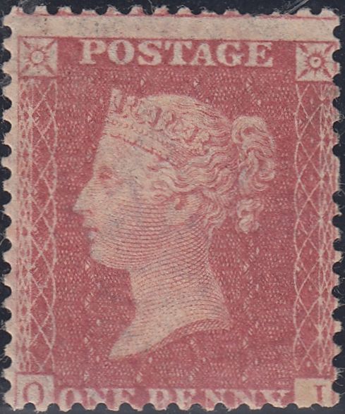 63786 - 1861 DIE 2 PLATE 65 (SG40)(OI) MINT EXAMPL...