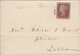 64132 - PL.65 (ML)(SG8) ON COVER. 1846 wrapper Shrewsbury to Ludlow...