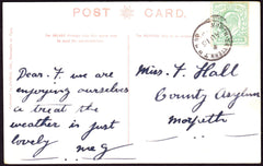 64505 - NORTH EASTERN TPO. KEdVII postcard with ½d yellow-...