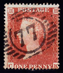 65046 - 1854 die I 1d pl. 193 (CK) (SG 17). A good used ...