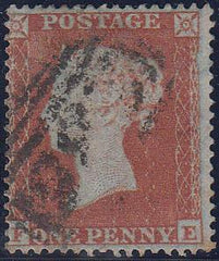 65060 - 1854 PLATE 186(FE)(SG17). A good to fine used exam...