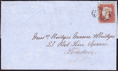 65403 - LEICS/'511' NUMERAL OF MARKET HARBOROUGH ON COVER. Fine wrapper Market Harborough to London