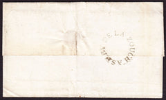 65508 - 1839 LEICS/'ASHBY DE LA ZOUCH' UDC (LC12). Wrapper Ashby to 'Saml Doubleday Esq. Sol. Nottingham'