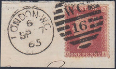 65535 - PL.60(QA)(SG40). Small piece with fine example tie...