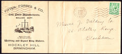 65578 ADVERTISING. 1929 large envelope Birmingham to Bla...