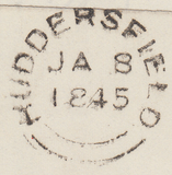 65695 - Pl.45(OB)(SG8) ON COVER. 1845 wrapper (side flaps missing) ...