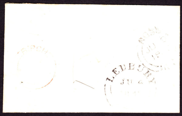 65791 - 1847 HEREFORDSHIRE/'BIRCH' UDC . Envelope Ross to Ledbury with ...