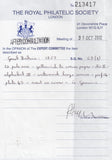 66150 - 1857 DIE 2 1D PL.49 TRANSITIONAL PAPER (DI)(SPEC C9) ON COVER.