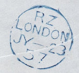 66150 - 1857 DIE 2 1D PL.49 TRANSITIONAL PAPER (DI)(SPEC C9) ON COVER.