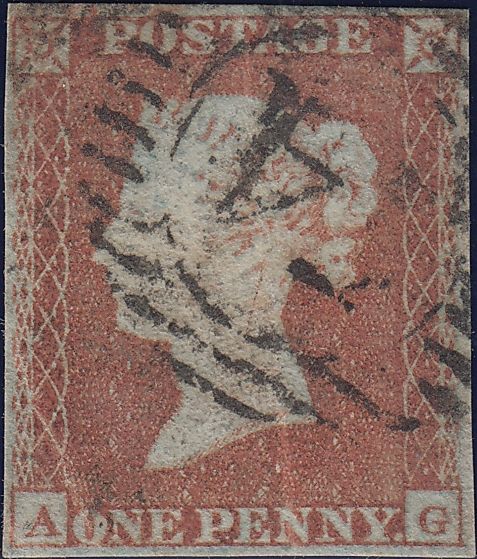 66233 - PL.137(AG)(SG8)/MISSING IMPRIMATUR LETTERING. Good used 1852