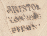 66293 1846 MAIL BRISTOL TO TRURO WITH 'Redland/Penny Post' HAND STAMP (BS159).