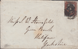 66388 - BRISTOL CLIFTON UDC/PLATE 46 (SK). 1845 envelope (opened out for display) Br...