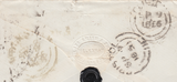 66752 - 'BRISTOL IN' DATE STAMP ON 1856 COVER. Envelope Melksham to Bristol with SG...