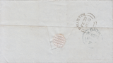 66756 - BRISTOL BROKEN ARCS DATESTAMP/Pl.87(JB)(SG8). 1850 wrapper Bath to Brist...