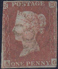 66840 - PL.159(AG)(SG8). 1852 1d pl.159 used example lette...