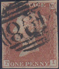 67051 - PL.41 (PI)(SG8). 1843 1d pl.41 good used lettered ...
