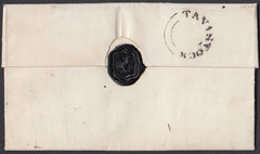 67174 - 1831 DEVON/'TAVISTOCK' UDC (DN1327). Letter Tavistock to Bagshot dated Augu...