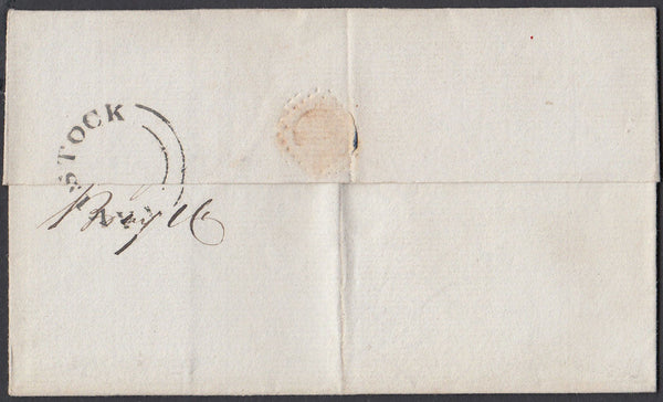 67180 - 1832 DEVON/'TAVISTOCK' UDC(DN1327). Wrapper Tavistock to Liskeard dated 15...