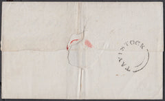 67181 - 1832 DEVON/'TAVISTOCK' UDC (DN1327). Wrapper Tavistock to Liskeard dated Ju...