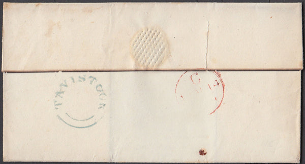 67183 - DEVON/'TAVISTOCK' UDC (DN1327). Circa 1830 wrapper Tavistock to London with ...