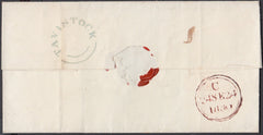 67185 - 1830 DEVON/'TAVISTOCK' UDC (DN1327). Wrapper Tavistock to London with fine ...