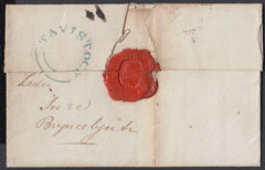 67197 - DEVON. 1829 wrapper Tavistock to North Wales dated...