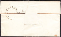 67202 - DEVON. 1833 letter Tavistock to Kingsbridge with f...