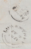 67295 - 1844 1D IMPERF LOWESTOFT TO HAMBURG. 1844 entire Lowestoft to Ham...