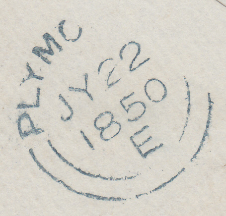 67309 - DARK BLUE '780 'NUMERAL OF TAVISTOCK ON COVER (SPEC B1xb).