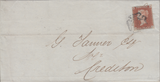 67313 - 1843 TAVISTOCK MALTESE CROSS/Pl.27 (SG8)(JF). Letter