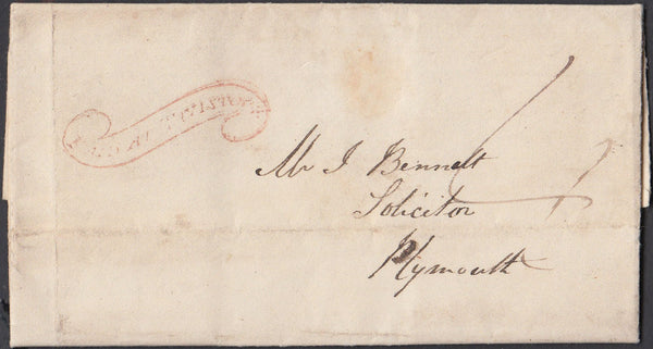 67370 - DEVON - THE "TAVISTOCK SCROLL" (DN1335). 1838 lett...