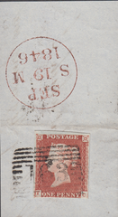 67436 - PL.62 (TC)(SG8). 1846 piece with fine four margine...