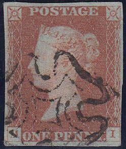 67449 1842 1D PL.23 (SG8)(MI).