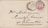 67497 - BIRMINGHAM SPOON TYPE C2 (RA9)/1D PINK ENVELOPE. Fine 1d pink envelope...