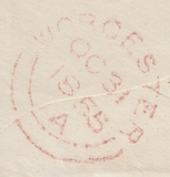 67497 - BIRMINGHAM SPOON TYPE C2 (RA9)/1D PINK ENVELOPE. Fine 1d pink envelope...
