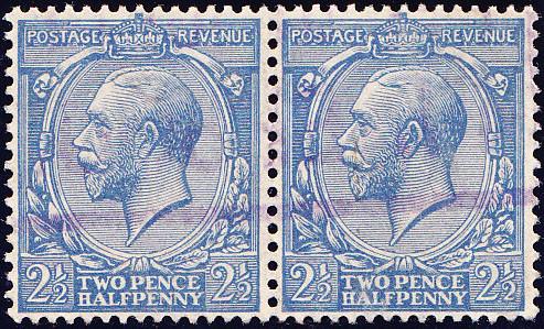 67838 - 1912 2½d blue WATERMARK INVERTED (SG372Wi). A fine...