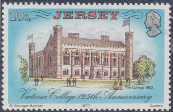 68031 - 1977 Jersey 10½p Victoria College (SG180) a fine u...