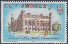 68031 - 1977 Jersey 10½p Victoria College (SG180) a fine u...