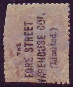 68132 - "THE/FORE STREET/WAREHOUSE COY/(LIMITED)" PROTECTI...