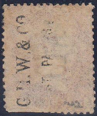 68232 "G.H.W.and CO/ST PAUL'S" PROTECTIVE UNDERPRINT IN BLACK READING UPWARDS/Pl.142(EE)(SG43 SPEC.PP219).