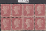 68257 - 1862 DIE 2 1d PLATE 68 ROSE RED WHITE PAPER MINT B...