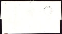 68487 - 1825 DEVON/'TOTNESS 203' MILEAGE MARK(DN1502) . Entire Totnes to Launceston dated 27th...