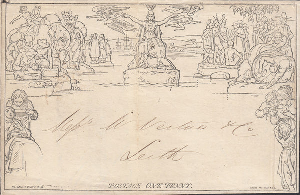 68740 - 1D MULREADY WRAPPER POSTED BUT UNCANCELLED. A good ex...