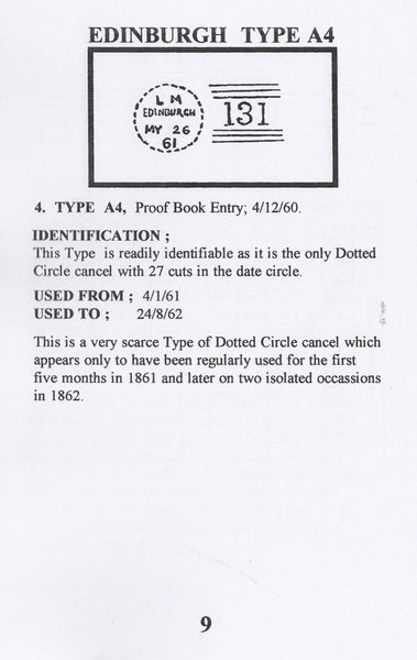 68923 - DOTTED CIRCLE CANCELS BY R ARUNDEL. Fine copy of t...