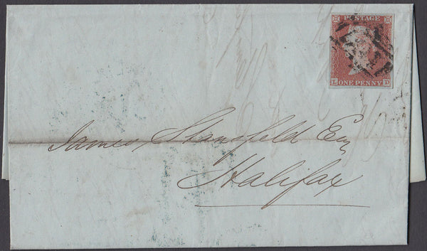 69081 - Pl.99 (LD)(SG8). 1850 letter Bradford (Yorks) to H...