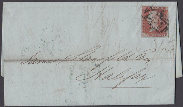 69081 - Pl.99 (LD)(SG8). 1850 letter Bradford (Yorks) to H...