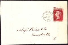 69189 - 1861 PRINTED MATTER. A very fine "Average Market L...